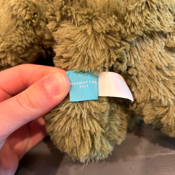 The Manhattan Toy Company Green Stegosaurus Dinosaur Plush Stuffed Animal Toy - Picture 12 of 13